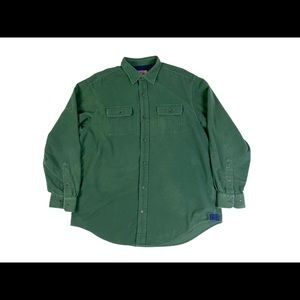 Vineyard Vines Chamois Heavy Flannel Shirt Men's Size L 100% Cotton Button Up